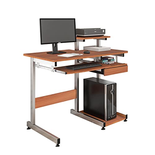 Techni MobiliComplete Computer Workstation Desk, 38" W x 22" D x 35" H, Woodgrain