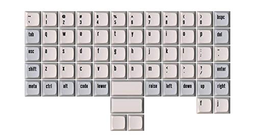 Drop + MiTo XDA Canvas Keycap Set for Ortho Keyboards - Compatible with Cherry MX Switches and Clones (Ortholinear 64-Key Kit)