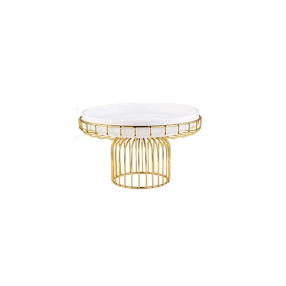 Cake Stand Fashionable Light Luxury Cake Stand Display Stand Decoration Dessert Plate Activity Cold Meal Tea Break Display Dessert Stand Afternoon Tea Cake Plate (Size : A)