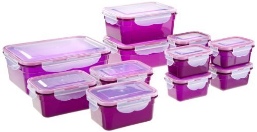 GOURMETmaxx 02451 Food Storage Containers, 24 Pieces | Food Boxes | Storage Boxes