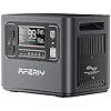 AFERIY Generateur Electrique Portable 2400W, 2048Wh LiFePO4 Batterie de Secours, Charge Rapide en 1.5H, EU Prise 220-240V, UPS, Générateur Électrique Solaire pour Camping/Maison/Bureau, Garantie 7 Ans