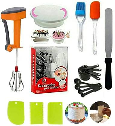 Valashiv Cake Decorating Kits Cake Baking and Making Tools Combo for Cake Decoration at Home, Kitchen and Store Kitchen Tool Set