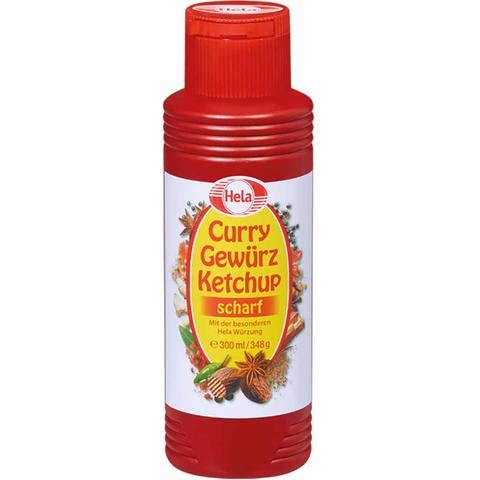 HELACurry Gewurz Ketchup Scharf Hot Hela Wurzung from Germany 300 ml