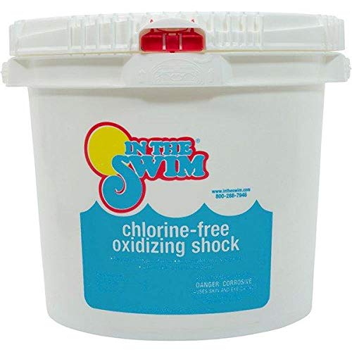 In The Swim Chlorine-Free Pool Shock-Oxidizer – Quick Dissolving, Fast-Acting, Shock-Oxidizer for Swimming Pools and Spas - 40 Pound Bucket