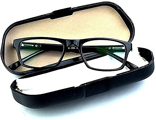 BILITYGlebix | Zero Power Blue Cut Computer Glasses | Anti Glare, Lightweight & Blocks Harmful Rays | UV Protection Specs | Men & Women | Medium | GLB102