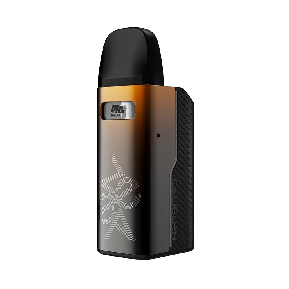 UWELL CALIBURN GZ2 Vape Kit, Vapes Rechargeable, 2ml 850mAh 17W, Nicotine Free E Cigarette (Orange & Black)