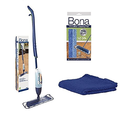 BonaHardwood Floor Spray Mop, includes 28.75 oz. Cartridge with Bona Microfiber Cleaning/Applicator Pad