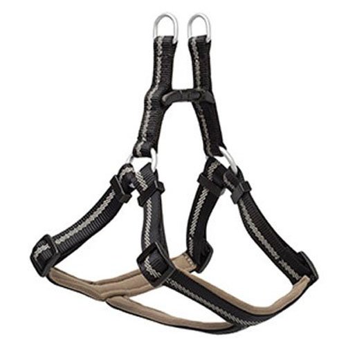 Terrain D.O.G.Reflective Dog Harness, Large, Dark Gray/Orange