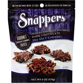 Snappers312281 6 oz Dark Sea Salt Chocolate Caramel - Pack of 6