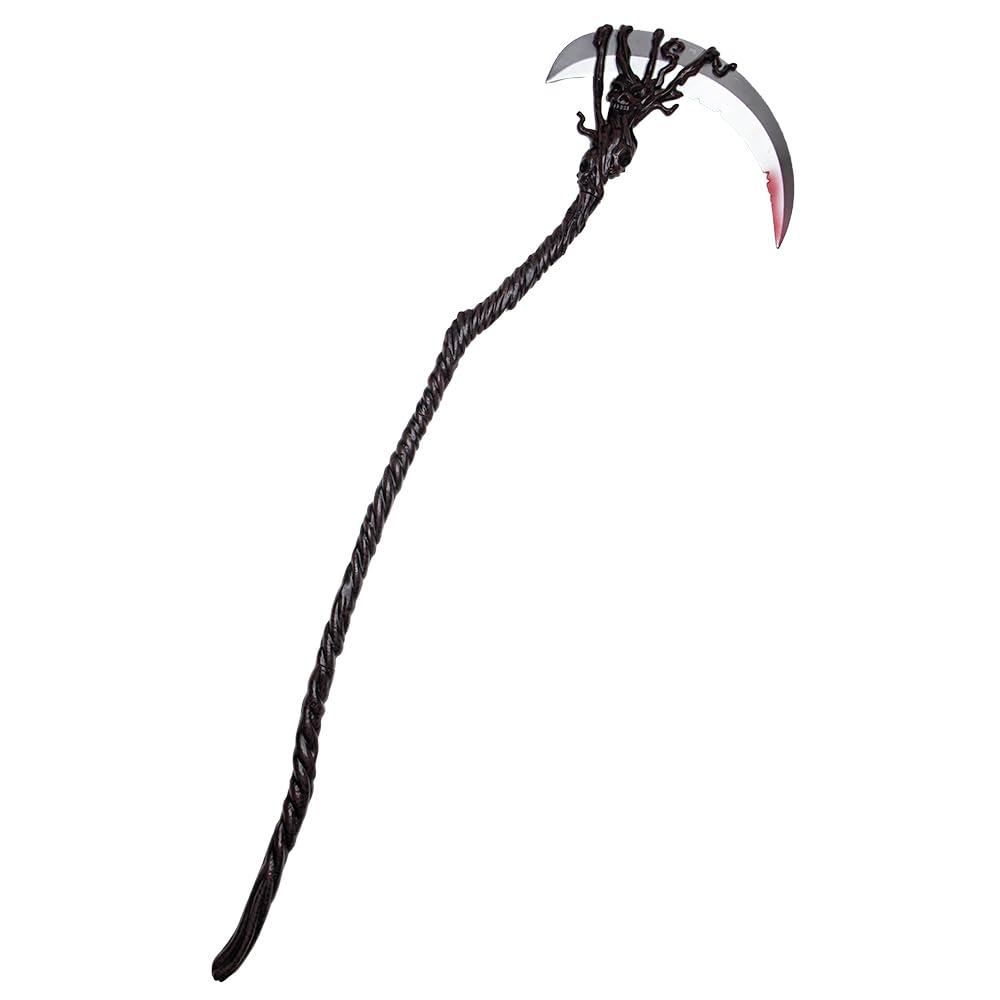 Wicked Costumes 5ft Horror Super Deluxe Reaper Scythe Fancy Dress Accessory