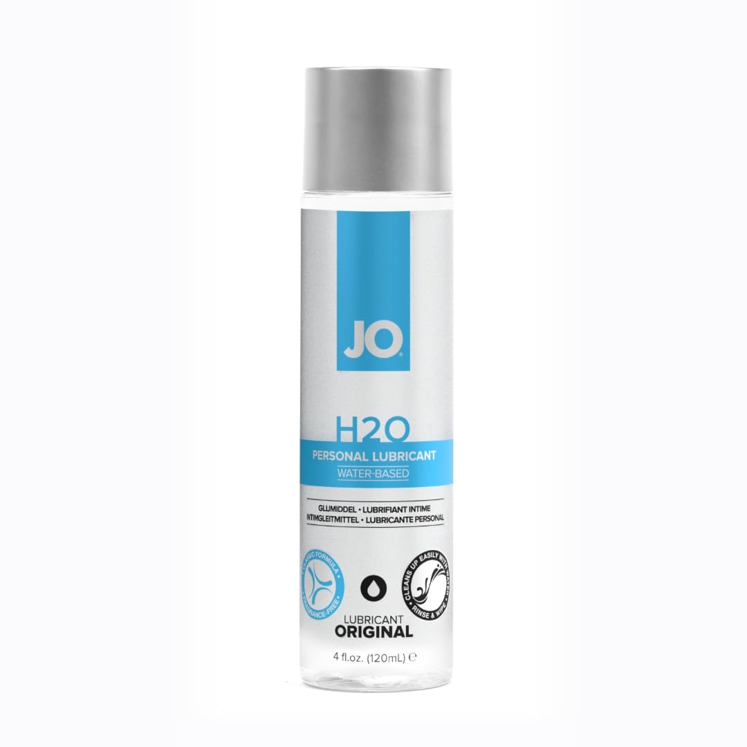 JO Original Water-Based Personal Lubricant, Lube for Men, Women and Couples, 4 Fl Oz