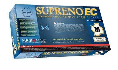 Supreno EC Powder-Free Nitrile Gloves, Microflex