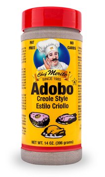 Chef Merito® | Adobo Seasoning | 14 Ounces | Pack of One | Large Bottle | Great for Grilling, Frying and Oven Baking |