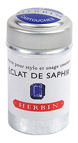 HerbinRef H201/16 - Fountain Pen Ink - Eclat de Saphir - Cartridge