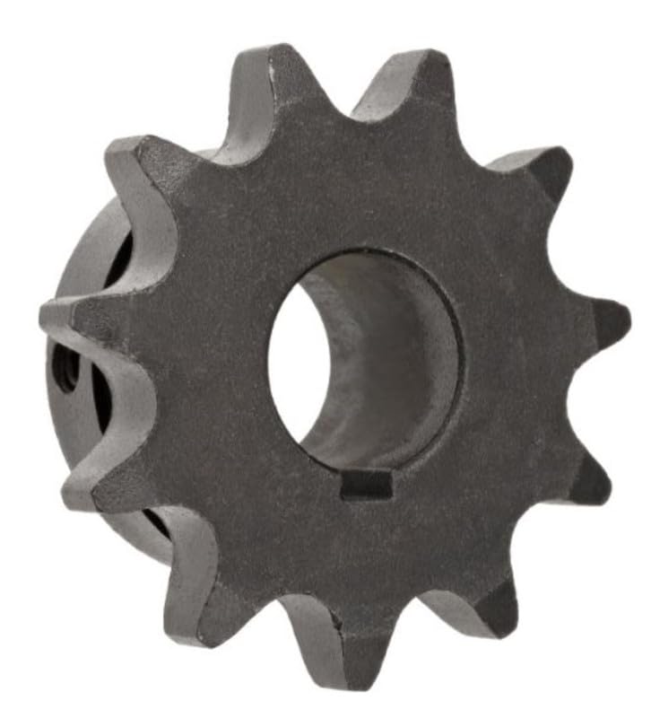 AJANTA INDUSTRIAL 50BS12 Roller Chain Sprocket, Finished with Keyway, Type B Hub #50 Chain 1-1/8" bore Size 12-Teeth