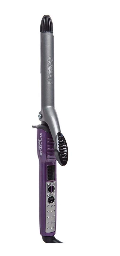 Conair Infiniti Pro 19 mm Inch Curling Iron Hair Curler - CD106PRPCME, Black/Purple