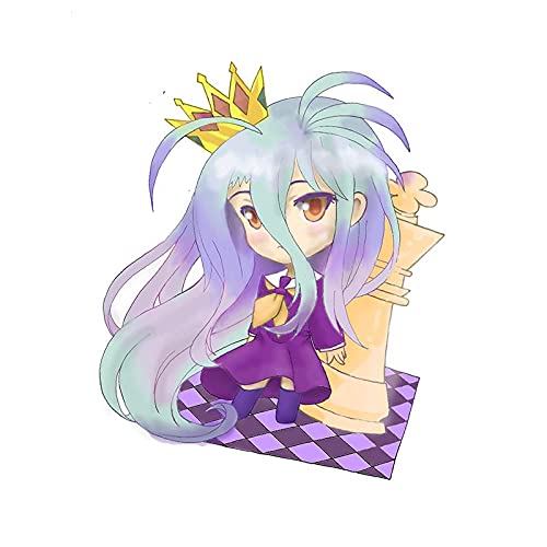 13cmx10.8cm for Shiro No Game No Life Decal Motorcycle Car Bumper Window