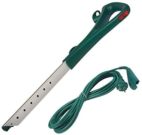 Telescopic handle with socket and cable suitable for Vorwerk Folletto 135 and 136