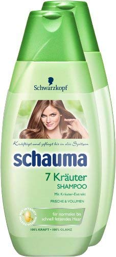 Schauma 7 Herbal Shampoo (2 x 400 ml) by Schauma