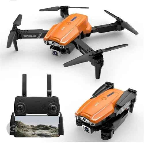 TRENDYTOYS Drone with 4K Camera WiFi FPV 1080P HD Dual Foldable RC Drone Altitude Hold Headless Mode Visual Positioning Auto Return App Control Multicolor (DK JS2)