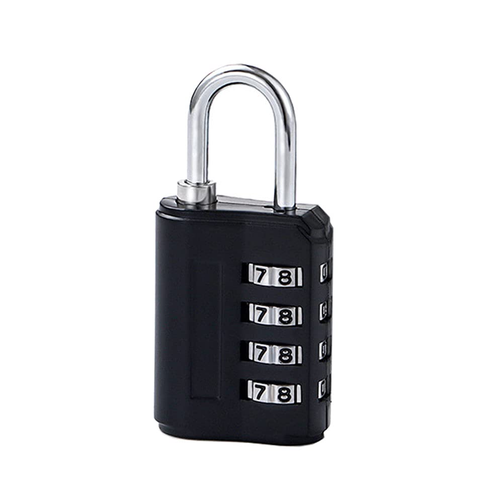 Hyshina Combination Lock, 4 Digit Travel Padlock, for Luggage, School Gym Locker, Sports Locker, Fence, Toolbox, Gate, Case, Hasp Storage, Password Locks