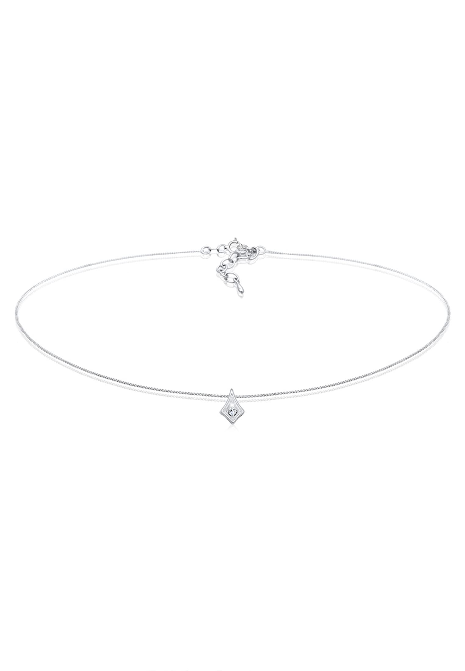 ElliNecklace Choker Astro Crystals 925 Sterling Silver