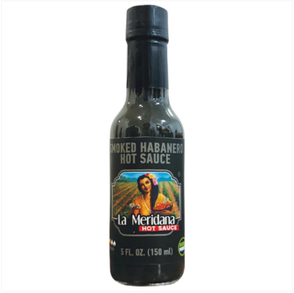 La MeridanaSmoked Habanero Sauce Pack of 2 | 2 X 150ml | Premium Smoky Heat for Gourmet Dishes | Authentic Spicy Flavor | Ideal for BBQ & Mexican Cuisine