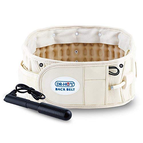 DR-HO'S 2-in-1 Decompression Belt for Lower Back Pain Relief and Lumbar Support - Basic Package - Size A (25-41 Inches) and 1 Year Warranty