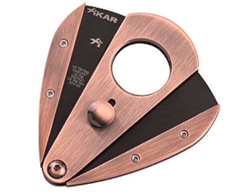 Xikar Xi3 Stainless Steel Cigar Cutter Vintage Bronze with Lifestyle Ambiente Tasting Sheet