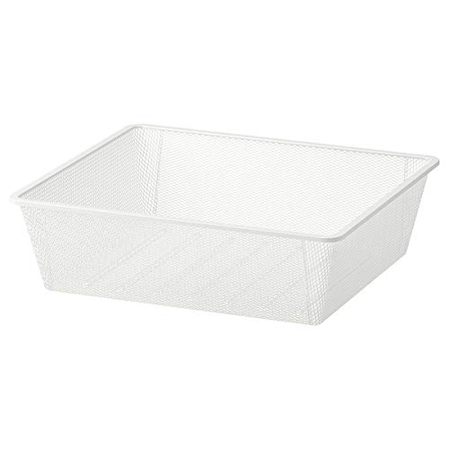 Tok Mark TradersJONAXEL Mesh basket, white, 50x51x15 cm for home & office use. JONAXEL parts system. Storage solution systems. Storage & organisation. Environment friendly.