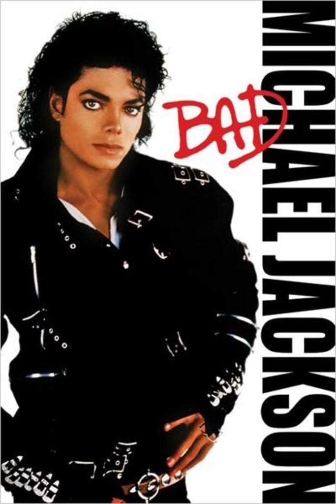 VVWV Mj Bad Michael Jackson for Ever Wall Posters for Boys and Girls (Multicolour, 12 x 18 Inches)