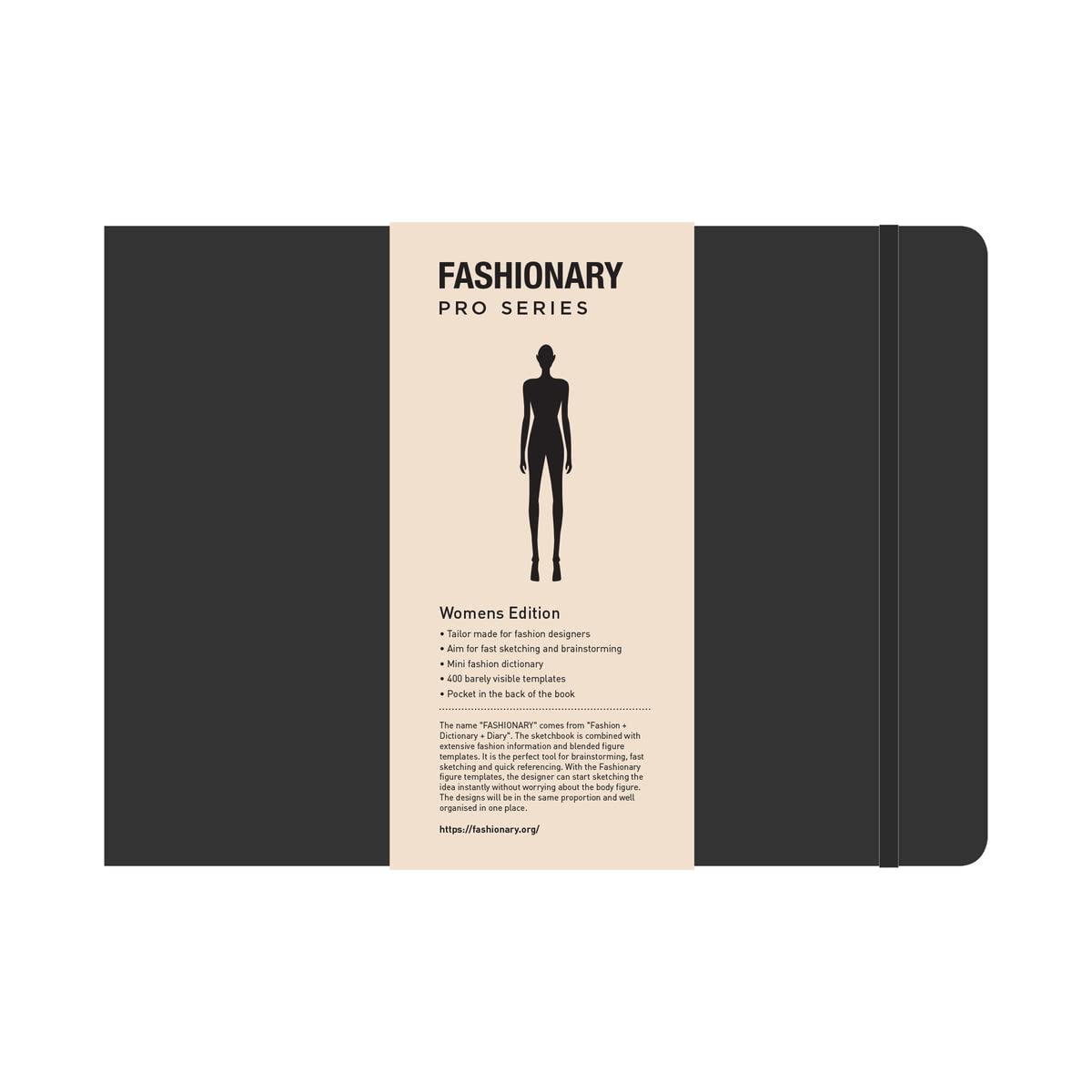 Fashionary Portfolio Womens Sketchbook A4 Hardcover – 8 November 2018