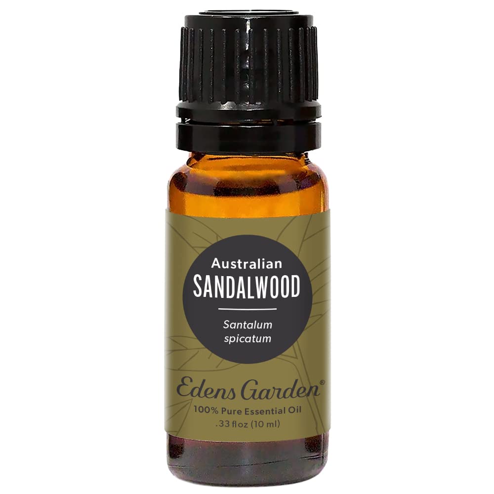 Edens Garden Sandalwood- Australian Essential Oil, 100% Pure Therapeutic Grade (Undiluted Natural/Homeopathic Aromatherapy Scented Essential Oil Singles) 10 ml