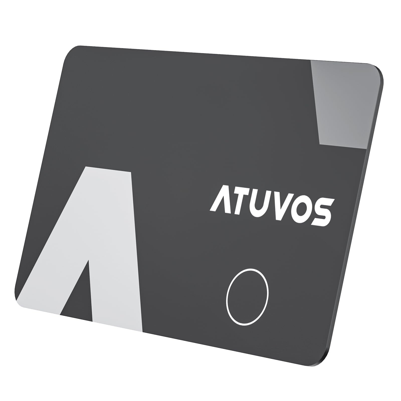 ATUVOS Wallet Tracker Card Ultra-Thin 0.16cm, Smart Bluetooth Locator Work with Apple Find My (iOS Only, Android not Supported), Item Finder for Luggage Tag, Suitcases, Bags, Passport and More, 1 Pack