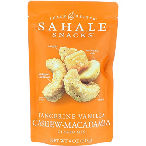 Glazed Mix, ,Tangerine Vanilla Cashew-Macadamia,, 4 oz- pack of 2