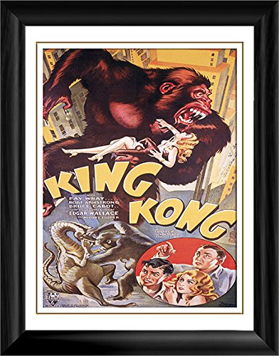 Arena Imaging King Kong Poster 16"x12" Premium Framed Photographic Print