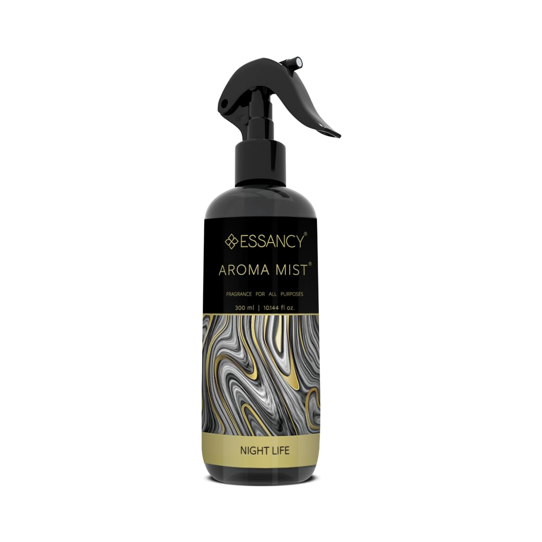 Ahla Jaw AROMA MIST - NIGHT LIFE 300 ML PREMIUM AIR FRESHENER - EXOTIC SCENT FOR NIGHTTIME ELEGANCE Anti-Allergic