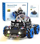 OSOYOO Omni Directional Mecanum Wheels Robot Car Kit for Arduino Mega2560 Raspberry Pi STEM Remot...