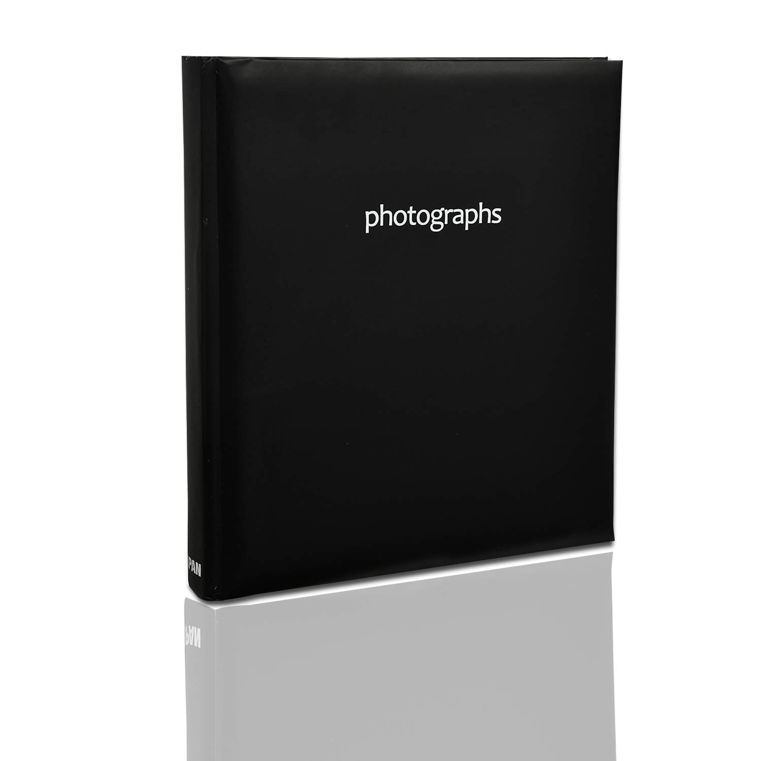 Arpan Photo Album Slip In Case Book-Bound Memo Album for 200 Photos 6'' x 4''/ 10x15 cm (Black)