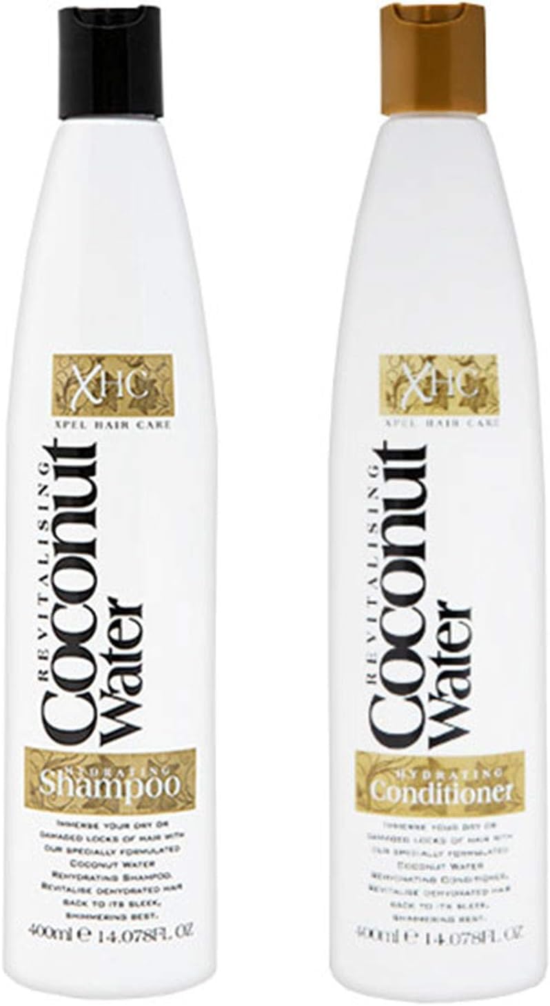 Xpel Hair Care Revitalising Coconut Water Shampoo & Conditioner, 400ml