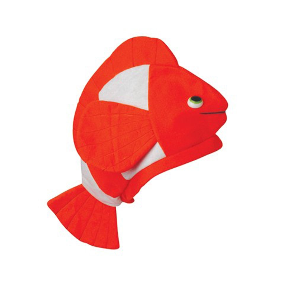 U. S. ToyU.S. Toy (H394) Bright Orange Clown Fish Hat