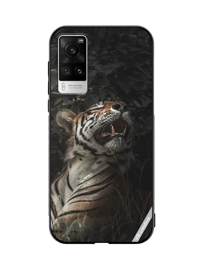 VR Creative Protective Case Cover For Vivo X60 Pro Majestic Tiger Design Multicolour