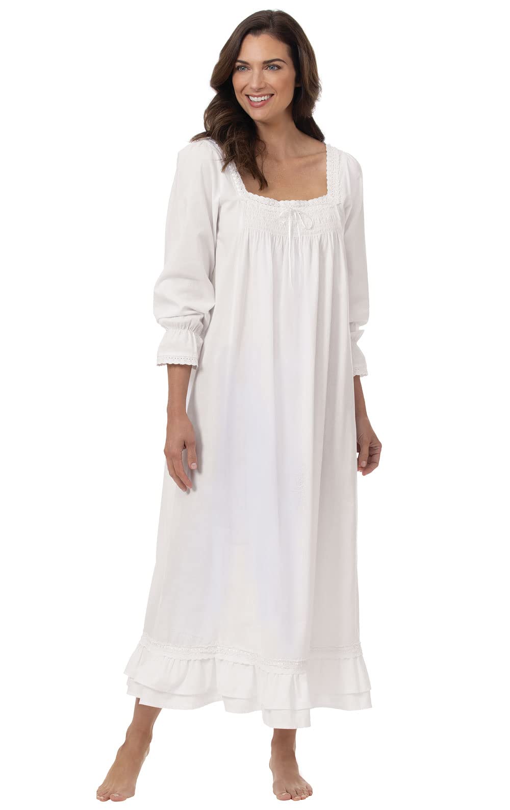 The 1 for UMartha Womens Nightgowns Cotton - Long Sleeve Nightgowns For Women, 100% Cotton