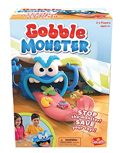 Goliath Games Gobble Monster Kids Games | For ages 4+ | For 2-4 players