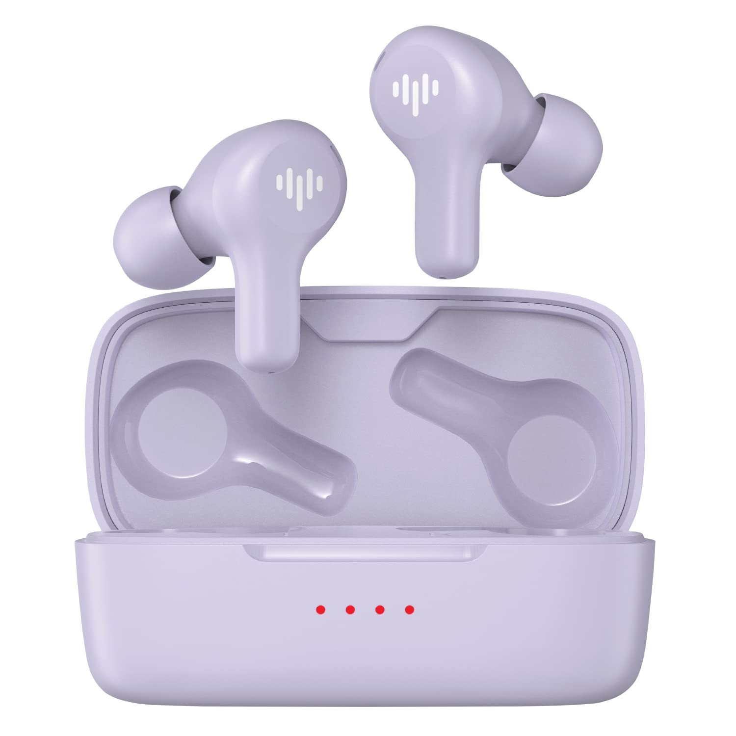 iLuvSmall Ear Wireless Earbuds, Bluetooth 5.3, Microphone, 21 Hour Playtime, IPX6 Waterproof Protection, Compatible with Apple & Android, Includes Charging Case & 4 Ear Tips, TB150 Purple