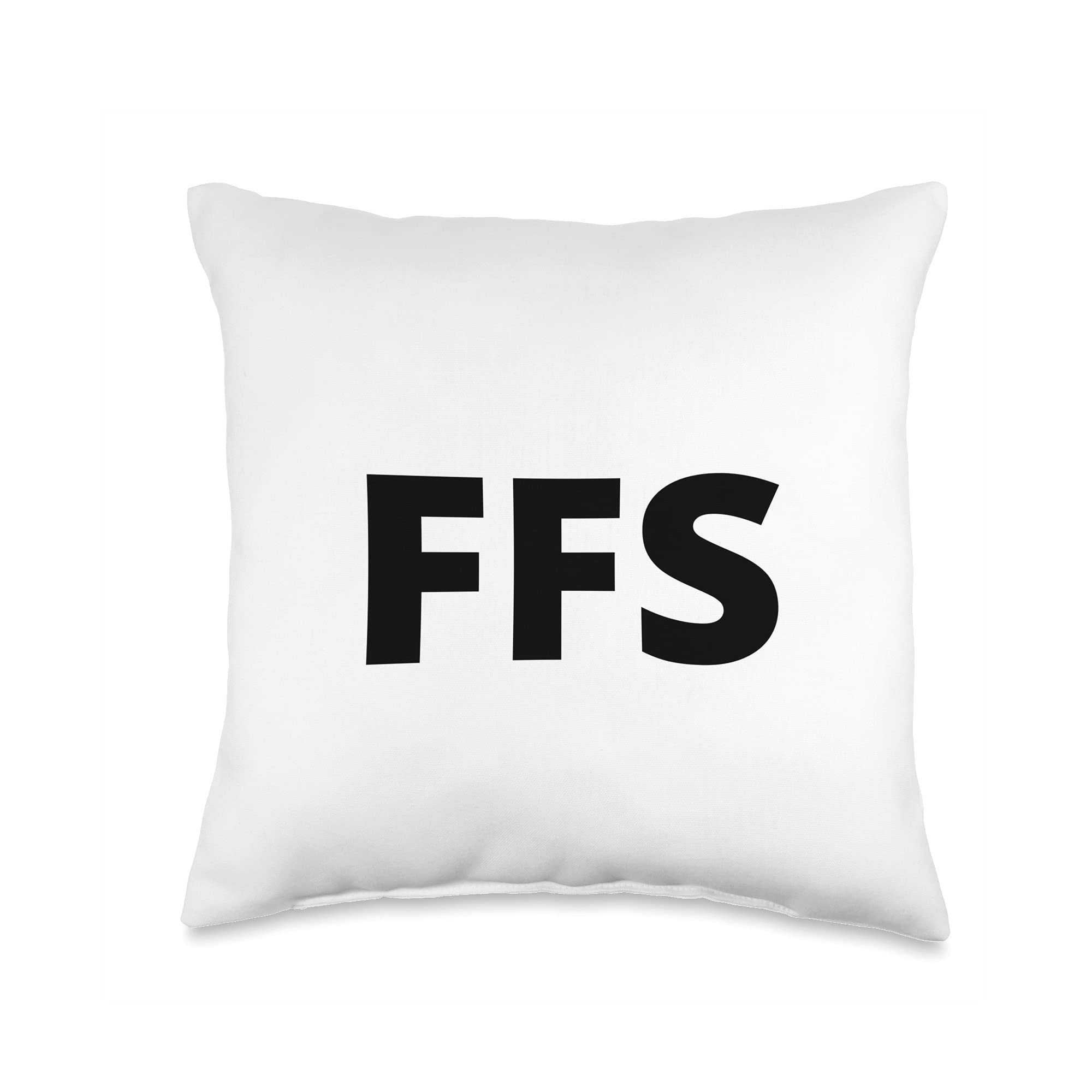 RBF Really FFS Throw Pillow, 16x16, Multicolor