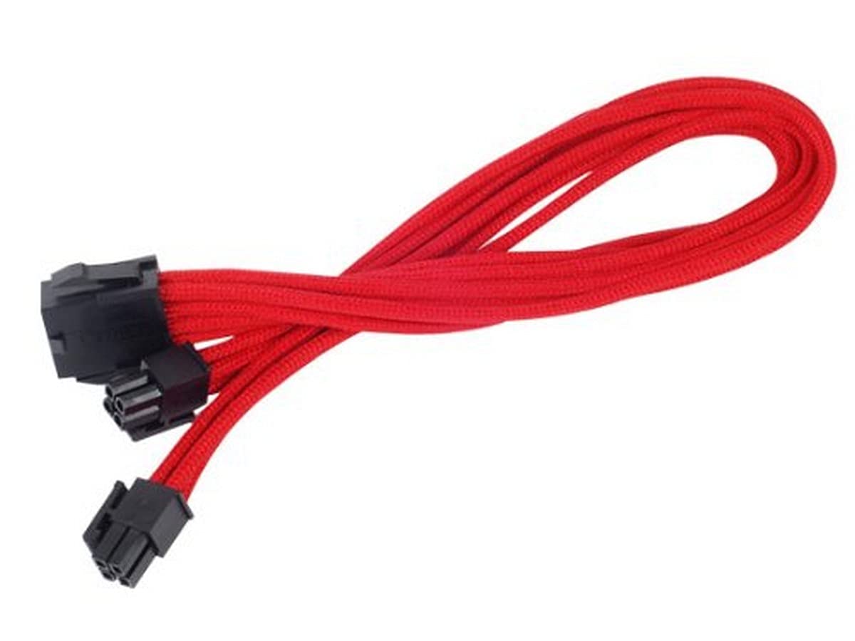 SilverStone TechnologyTek Sleeved Extension Power Supply Cable With 1 X 8-Pin To Eps12V 8-Pin Connector (Pp07-Eps8R)