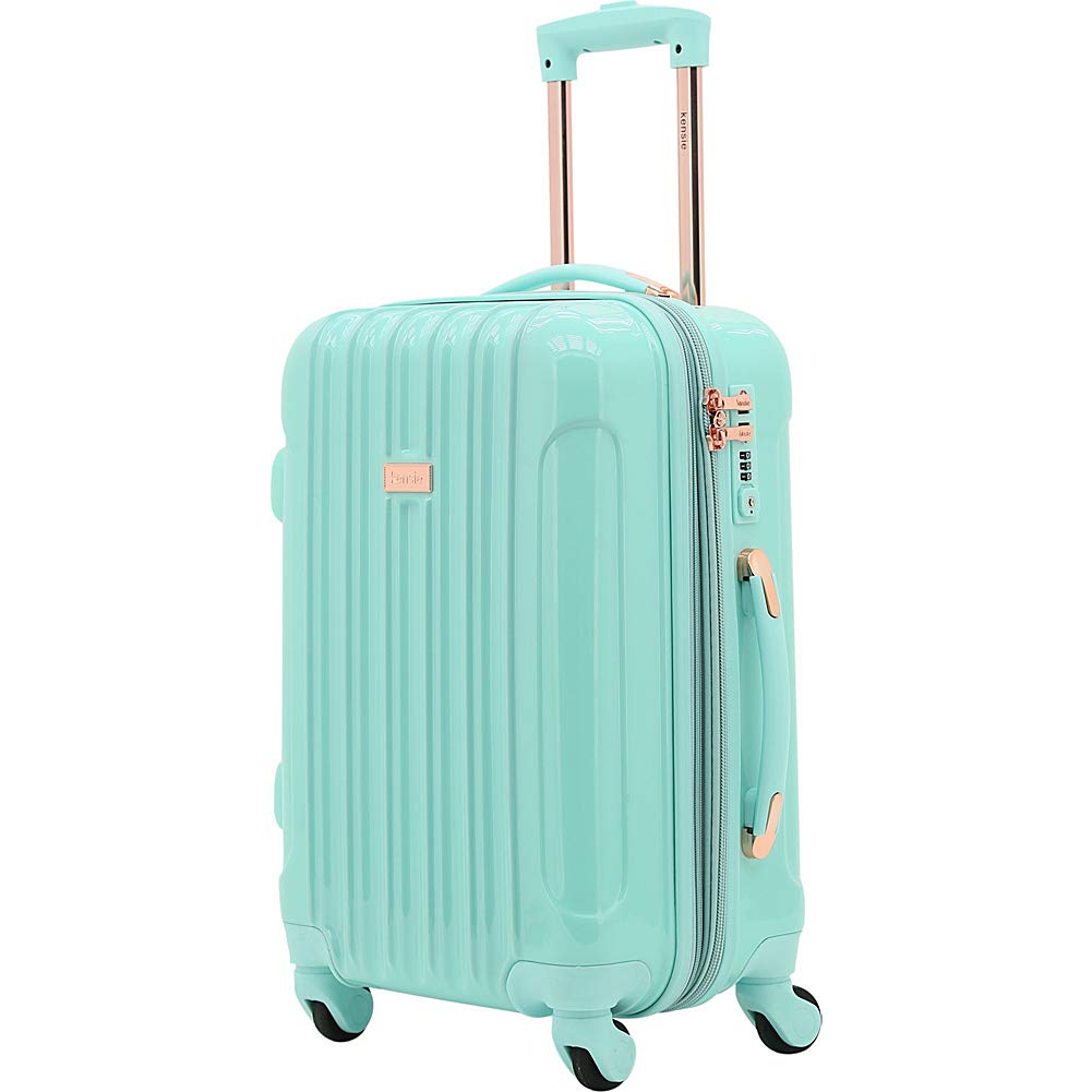 kensie Women's Alma Hardside Spinner Luggage, Opal, Carry-On 20-Inch