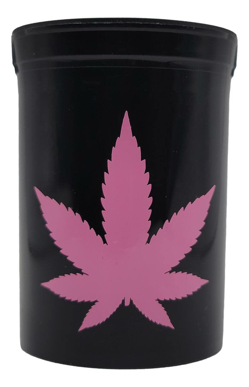 Pop Top 30 Dram Smell Proof Fresh Kettle Herbal Storage Container - Leaf Pink