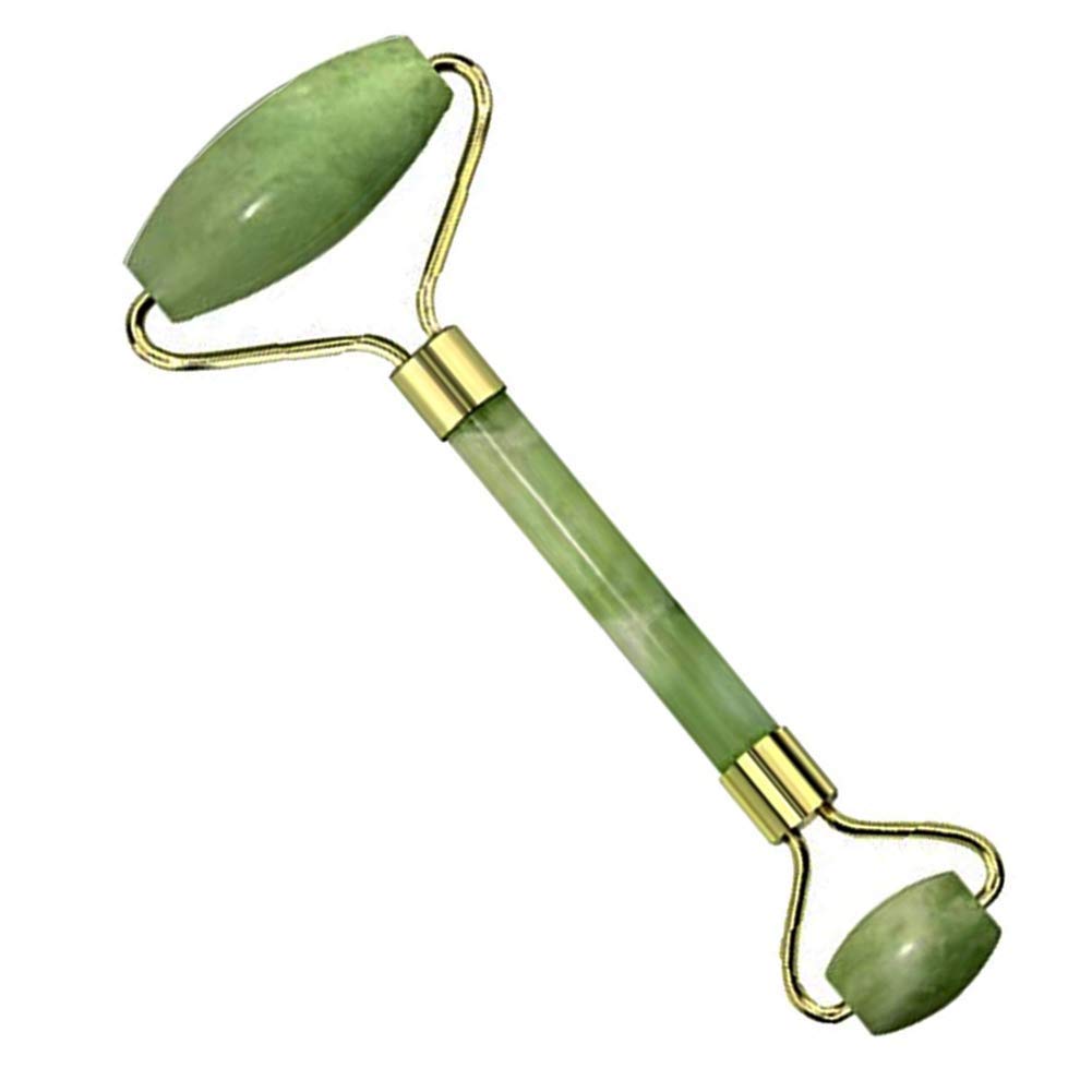 ORiTi Jade Roller,Anti-aging 100% Natural Facial Jade Stone for Face and Eyes Massager-Rejuvenate Skin & Remove Wrinkles